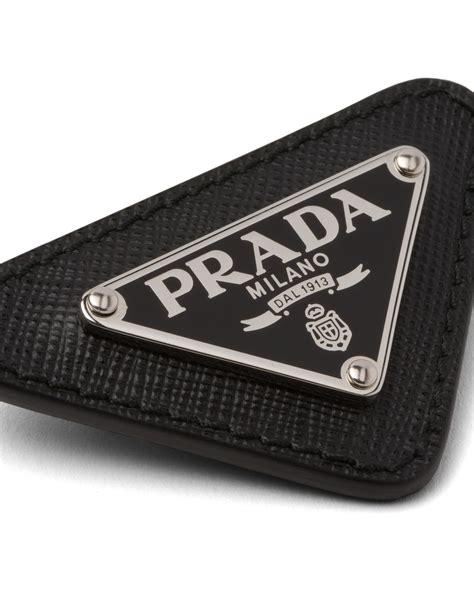 prada triangle pin|prada tie pin.